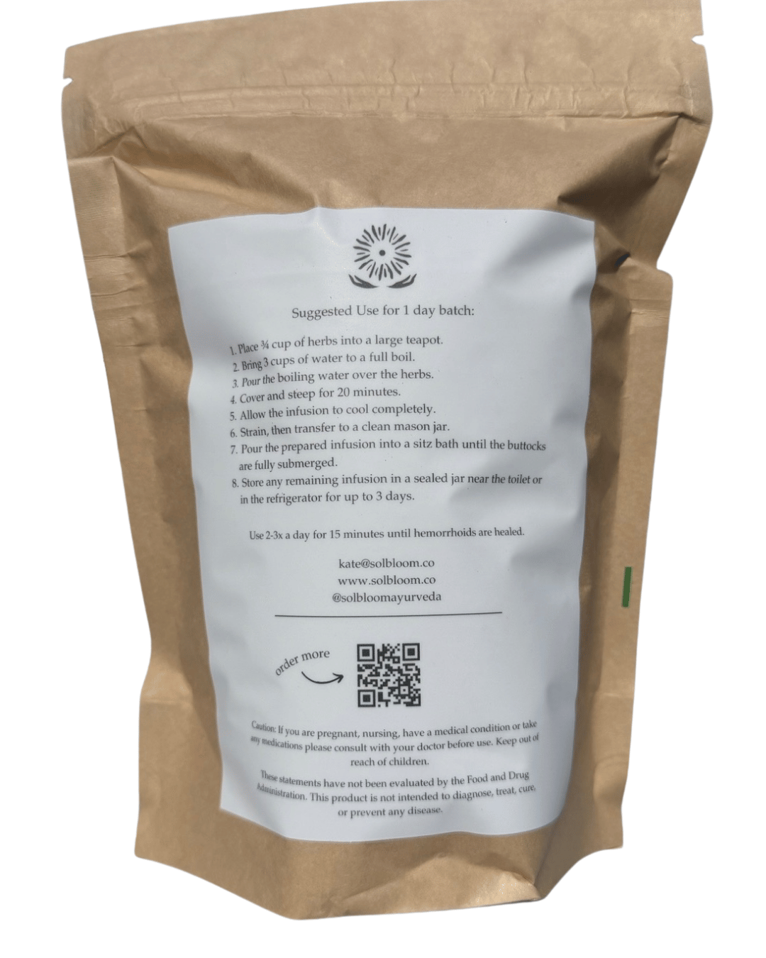 Postpartum Hemorrhoid Sitz Bath back