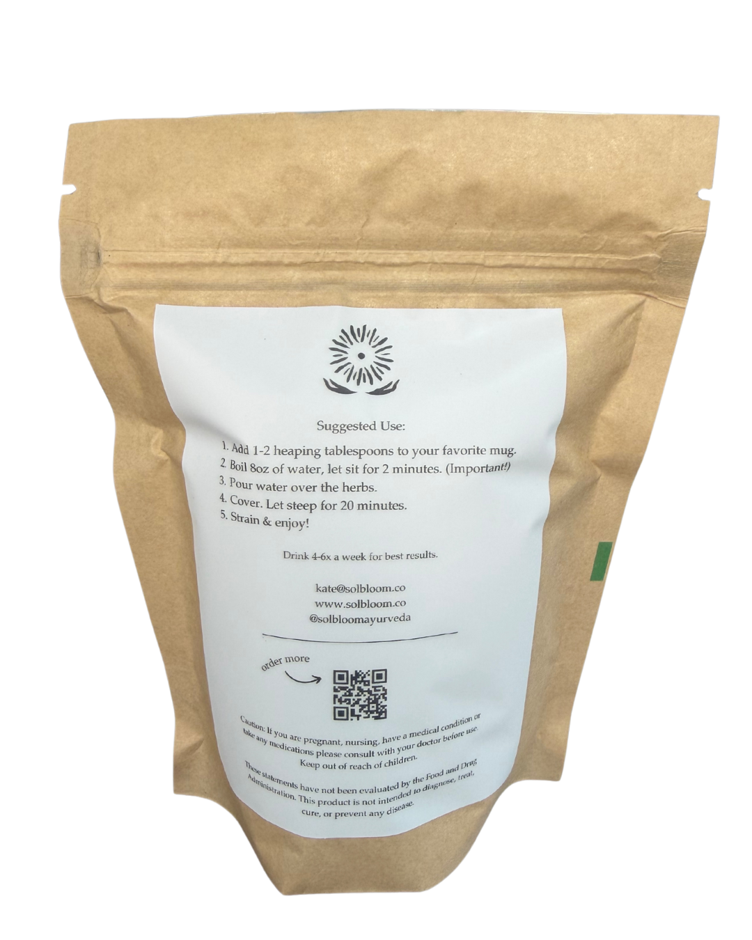 Sleepy Time Tea Blend Back